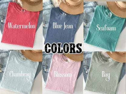 Comfort Colors Beach Life Shirt For Women Coastal Shirt For Mother's Day Summer Tshirt Beach T-shirt For Women Sun Sand Salt Tee For Beach
