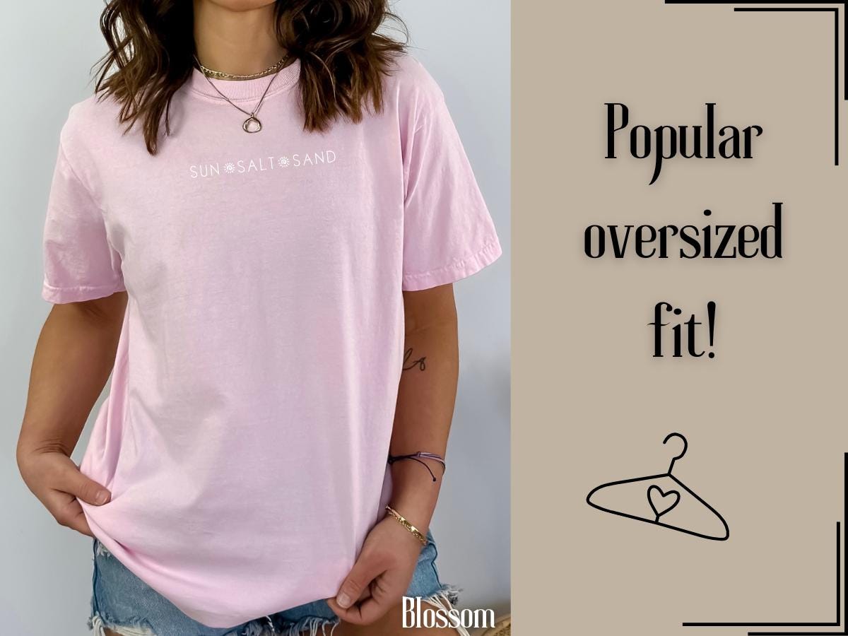 Comfort Colors Beach Life Shirt For Women Coastal Shirt For Mother's Day Summer Tshirt Beach T-shirt For Women Sun Sand Salt Tee For Beach