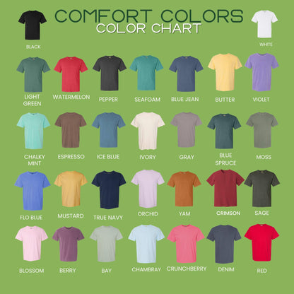 Comfort Colors® Striped Wildflowers Mama Tee Trendy Mimi Tshirt Womens Floral Spring Nana Gift Pregnancy Reveal Gift for New Mimi Shirt