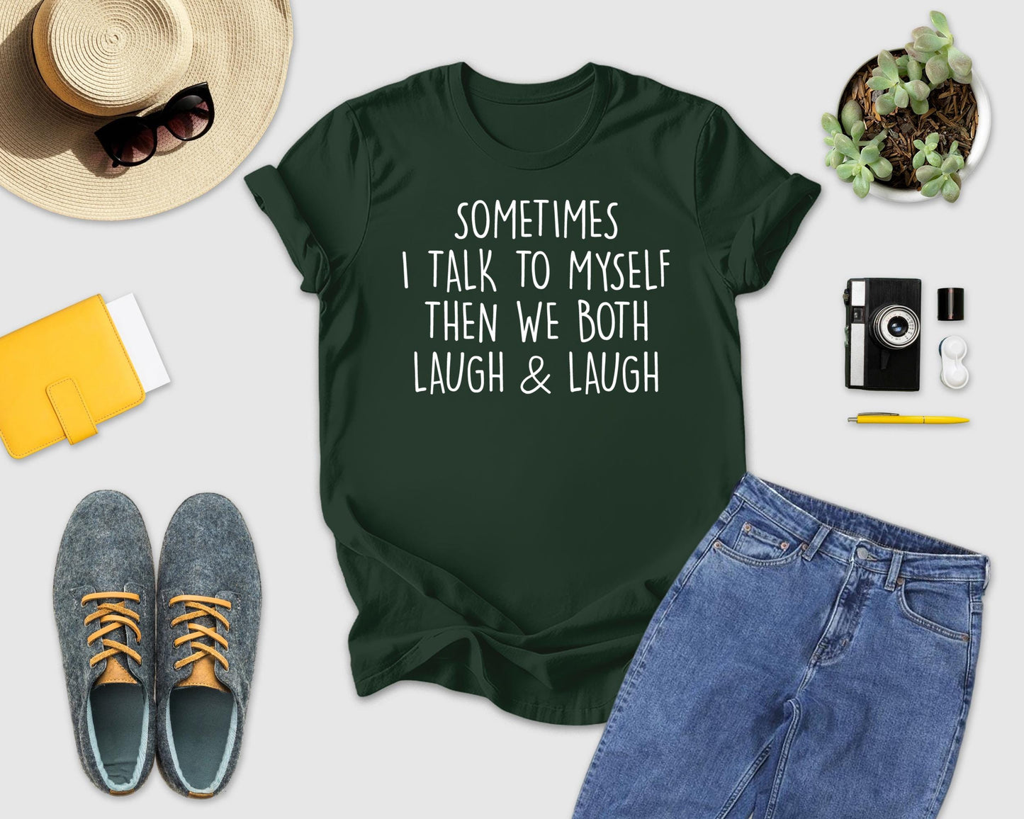 Sometimes I Talk To Myself…Shirt, Sarcastic Shirt, Crazy Lady Tshirt, Gift For Her, Funny Saying Shirt, Laugh & Laugh Shirt, Funny Women Tee