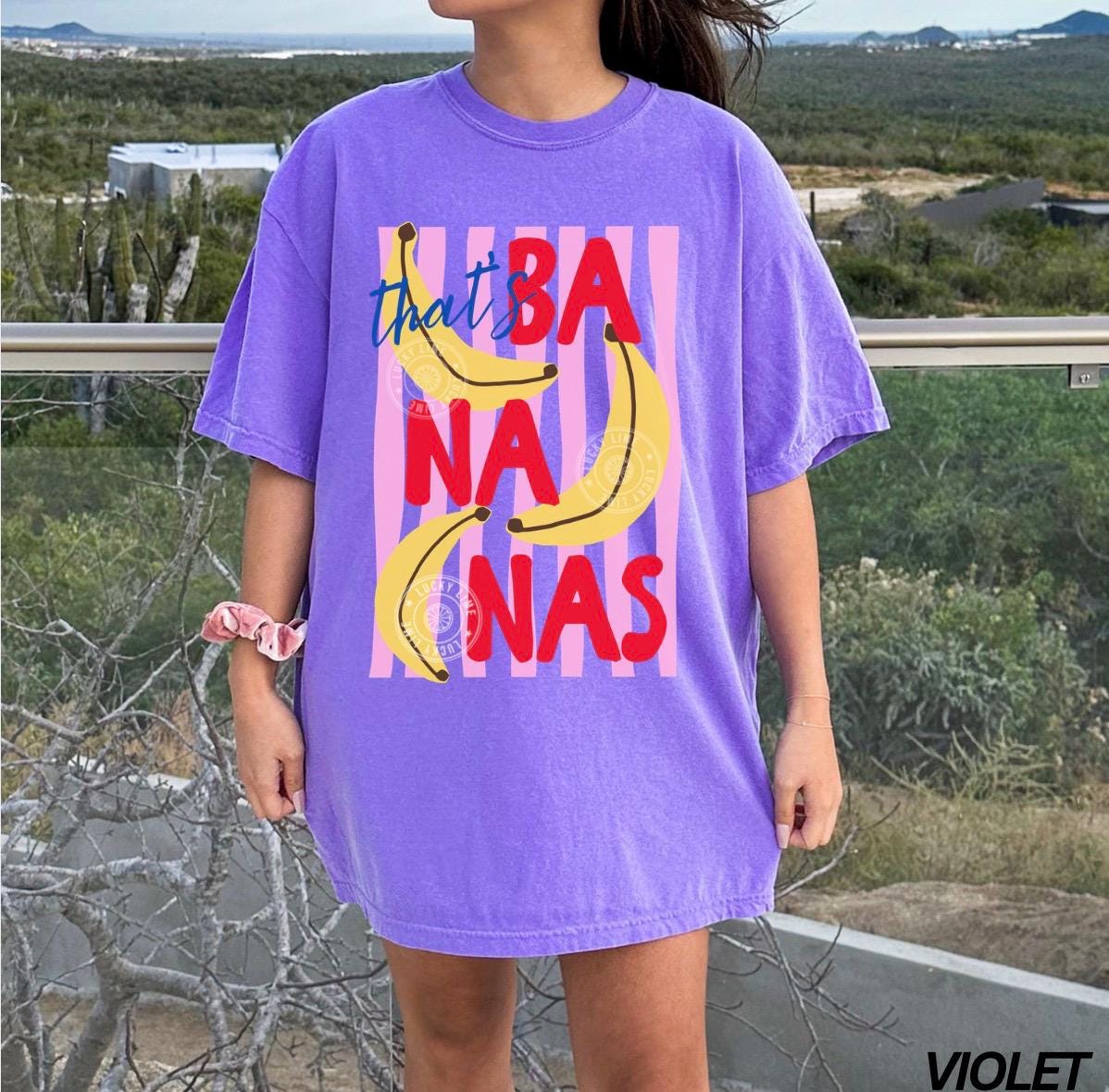 That's Bananas Shirt, Summer Fruit Tshirt, Food Pun Shirt, Retro Graphic Tee, Banana Graphic Tee, Trendy Summer Shirt, Comfort Colors®