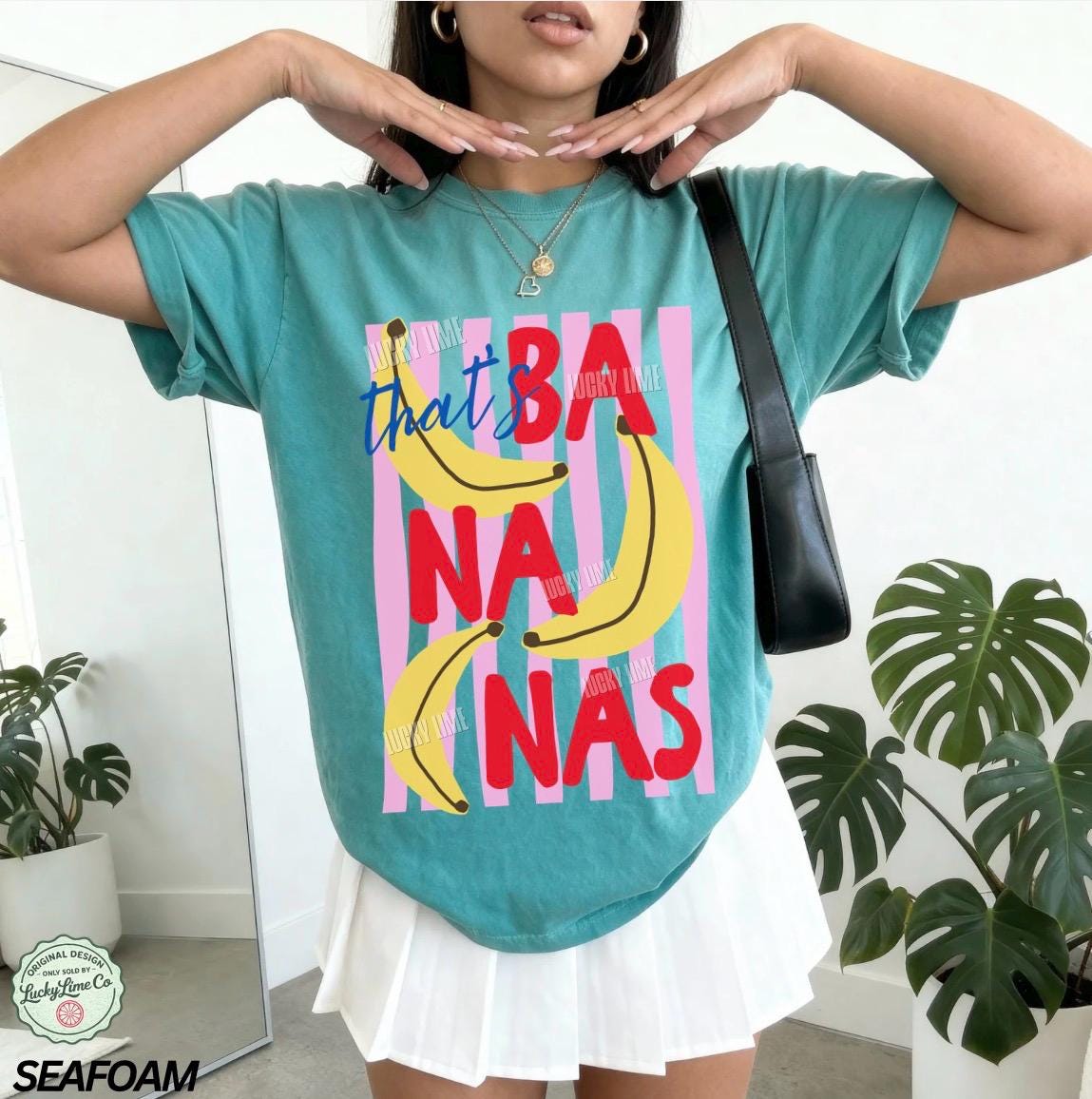 That's Bananas Shirt, Summer Fruit Tshirt, Food Pun Shirt, Retro Graphic Tee, Banana Graphic Tee, Trendy Summer Shirt, Comfort Colors®