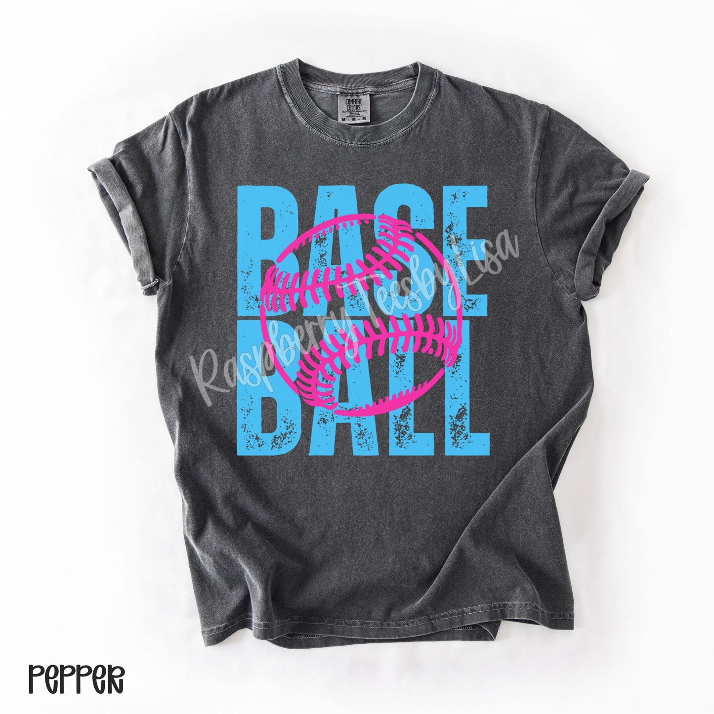 Baseball Comfort Colors® Shirt, Cute Baseball Tshirt, Trendy Baseball Tee, Oversized Baseball Shirt, Gift for Baseball Mom