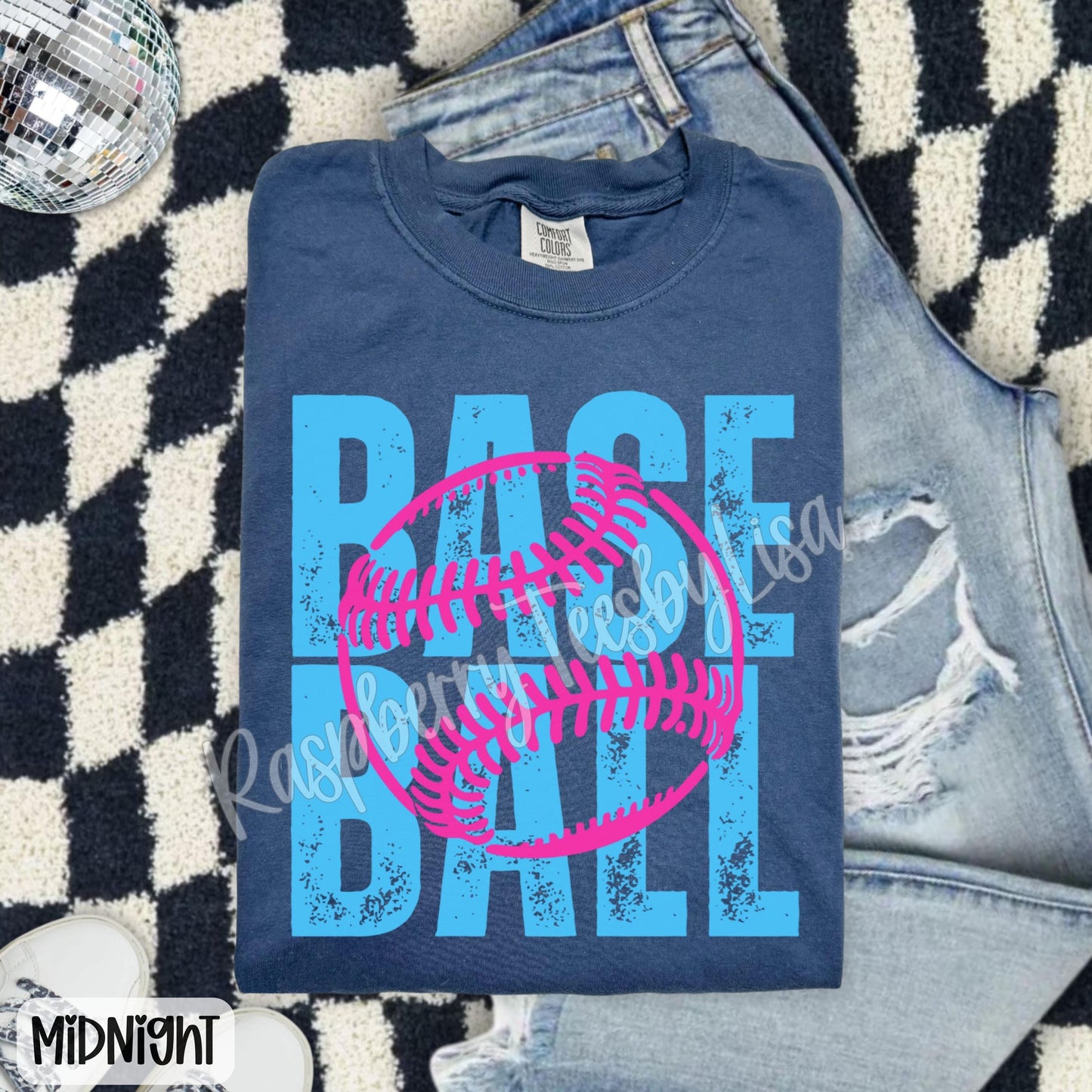 Baseball Comfort Colors® Shirt, Cute Baseball Tshirt, Trendy Baseball Tee, Oversized Baseball Shirt, Gift for Baseball Mom