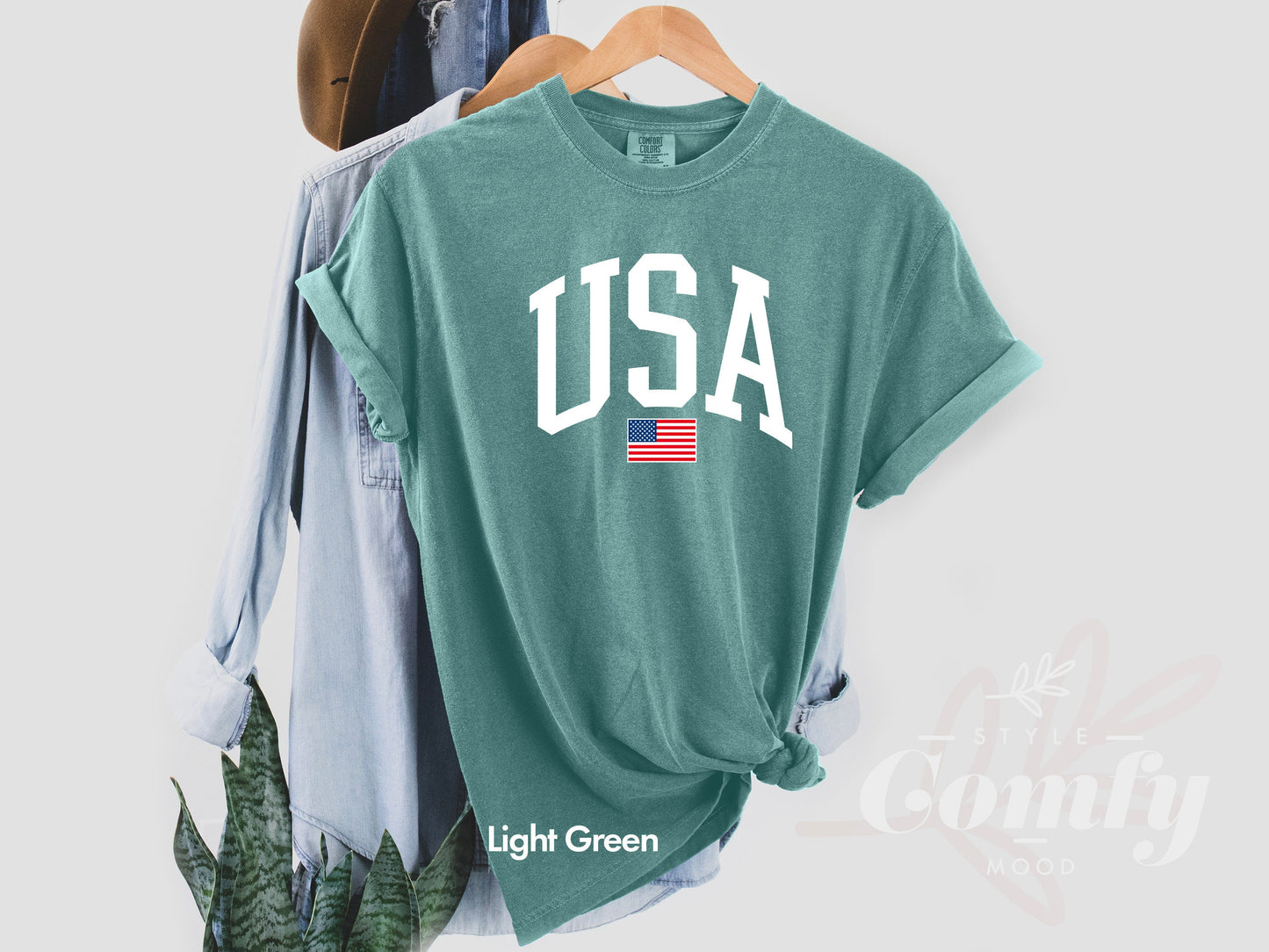 Comfort Colors USA Flag Shirt, Comfort Colors USA Christmas Gift, USA Comfort Colors Tshirt, 4 of July Usa Flag Tshirt, Independence Day Tee
