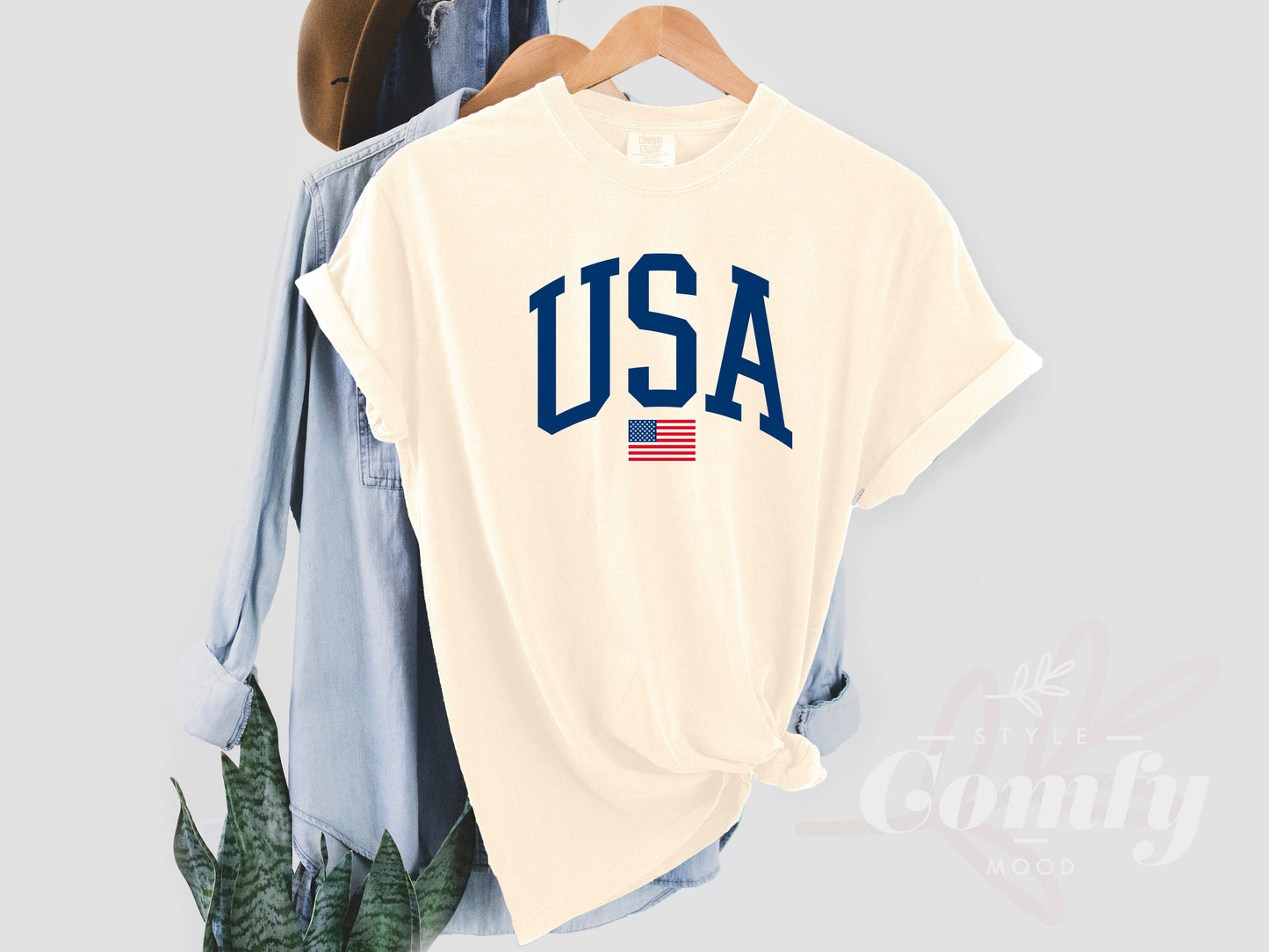 Comfort Colors USA Flag Shirt, Comfort Colors USA Christmas Gift, USA Comfort Colors Tshirt, 4 of July Usa Flag Tshirt, Independence Day Tee