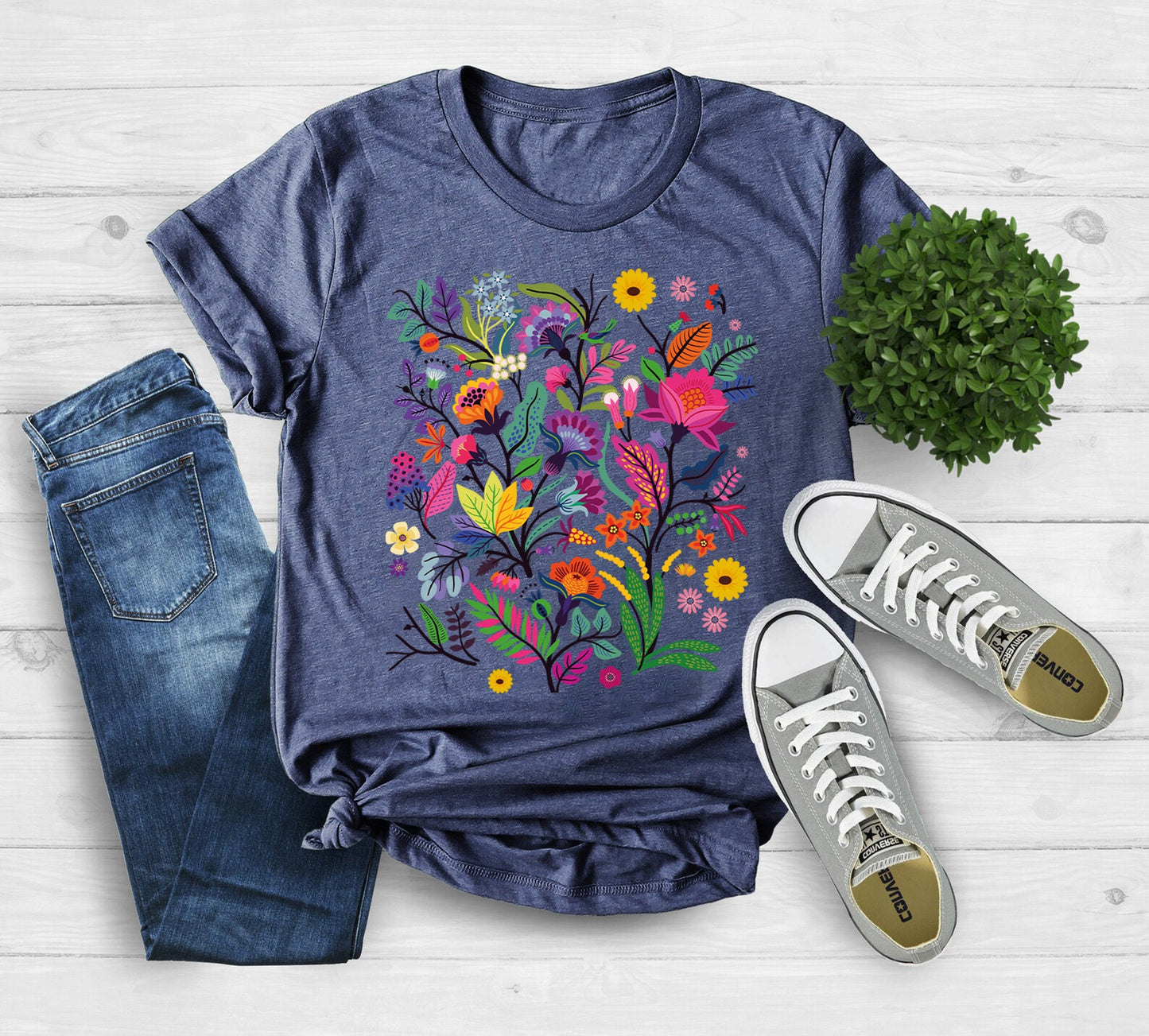 Wildflower Tshirt, Wild Flowers Shirt, Floral Tshirt, Flower Shirt, Gift for Women, Ladies Shirts, Best Friend Gift Shirt,Nature Lover Shirt