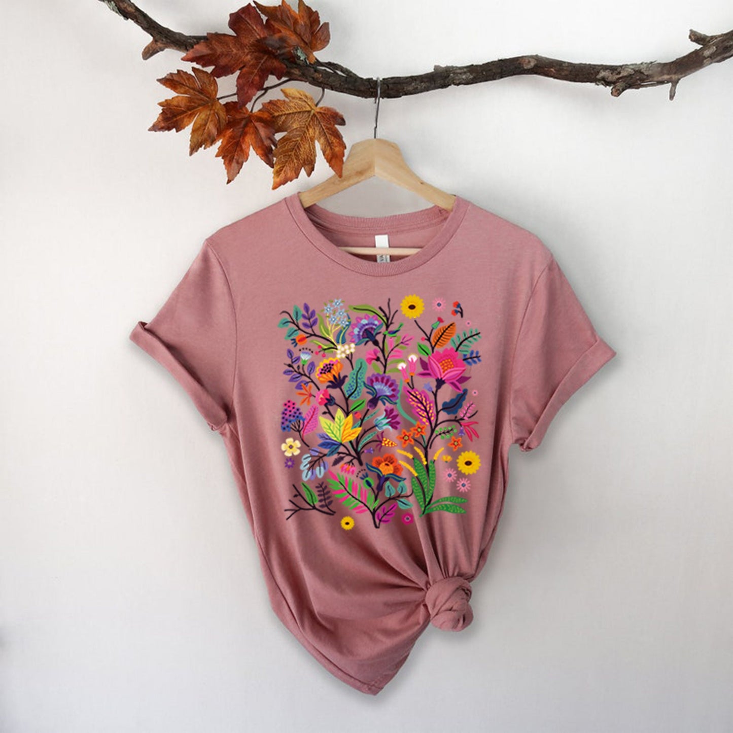Wildflower Tshirt, Wild Flowers Shirt, Floral Tshirt, Flower Shirt, Gift for Women, Ladies Shirts, Best Friend Gift Shirt,Nature Lover Shirt