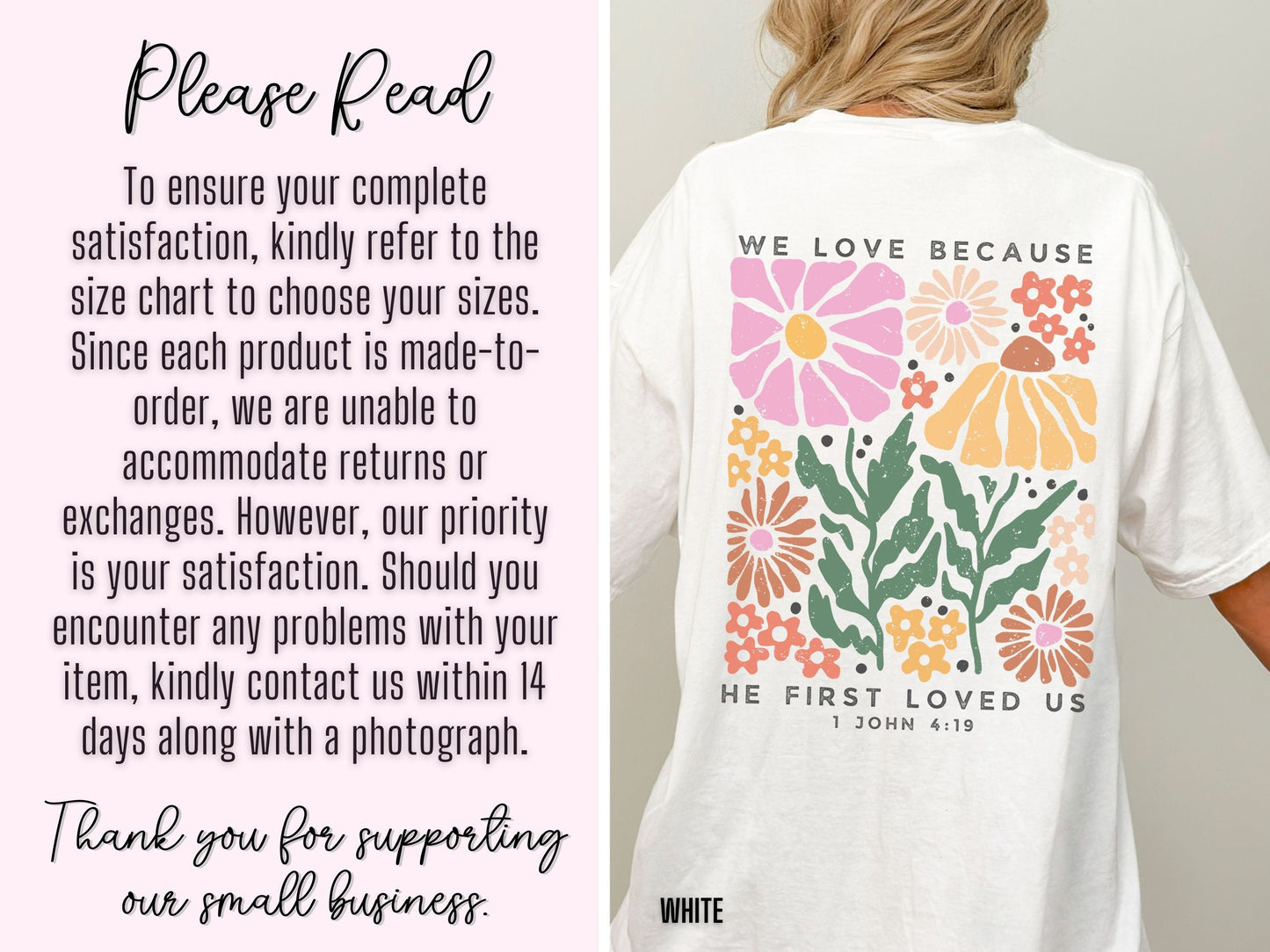 Boho Christian Shirt Comfort Color Women Jesus Tee Vintage Faith Tshirt Floral Religious T Shirt Retro Bible Verse Clothes Trendy Streetwear