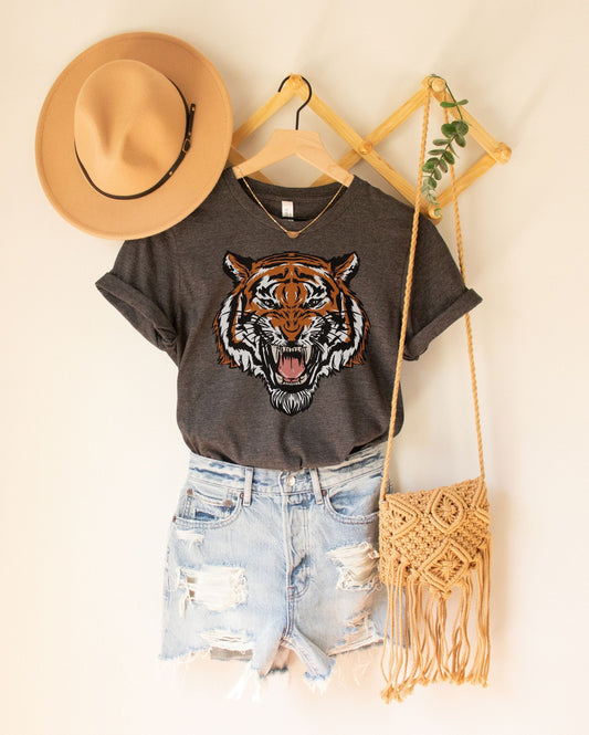 Vintage Tiger Shirt | Tiger Face Shirt | Tiger Shirt | Tiger Face Tee | Animal Shirts for Women | Tiger Tshirt | Tiger Graphic Tee