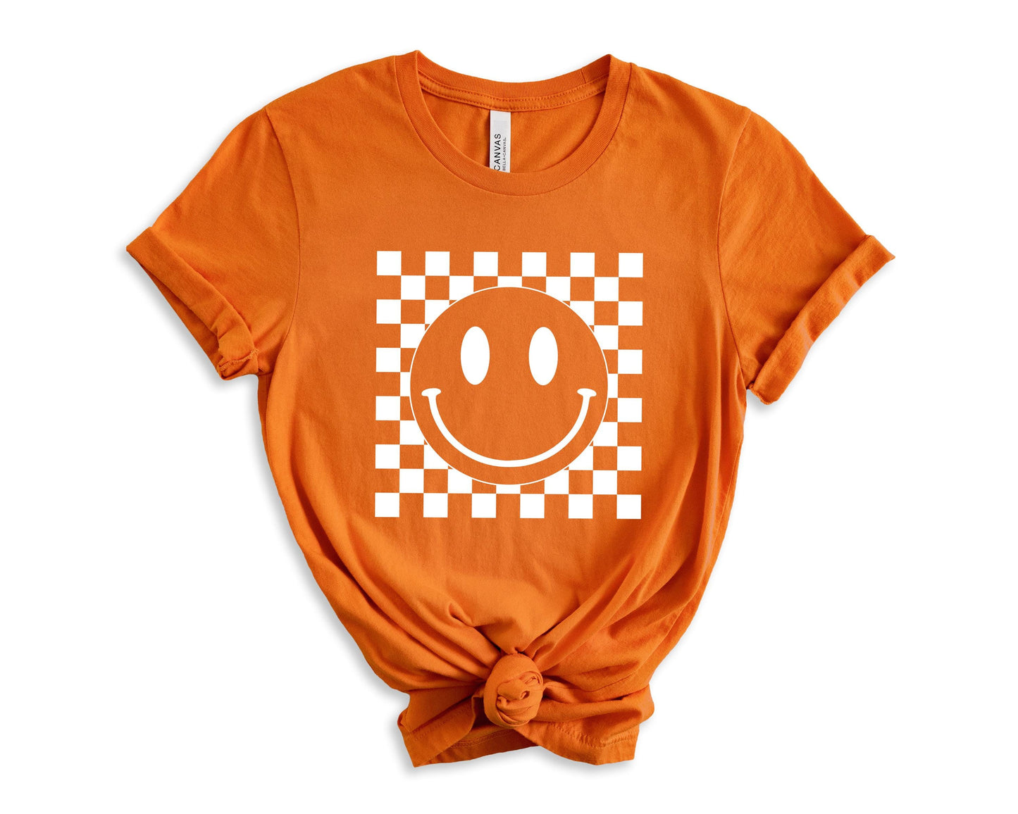 Smiley Face Shirt,Happy Face Sweatshirt,Smiley Face Checkered Shirt,Retro Shirt Women,Boho Shirt Girls,Trendy Vintage Shirt, Gift for her